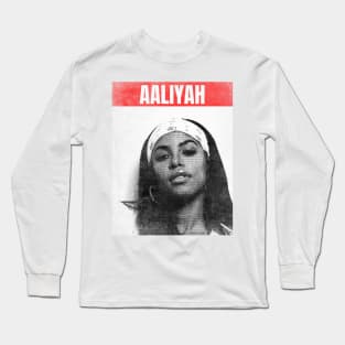 Aaliyah urban bw Long Sleeve T-Shirt